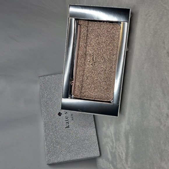 Kate Spade Glitter Large Slim Card Holder - Picture 4 of 14